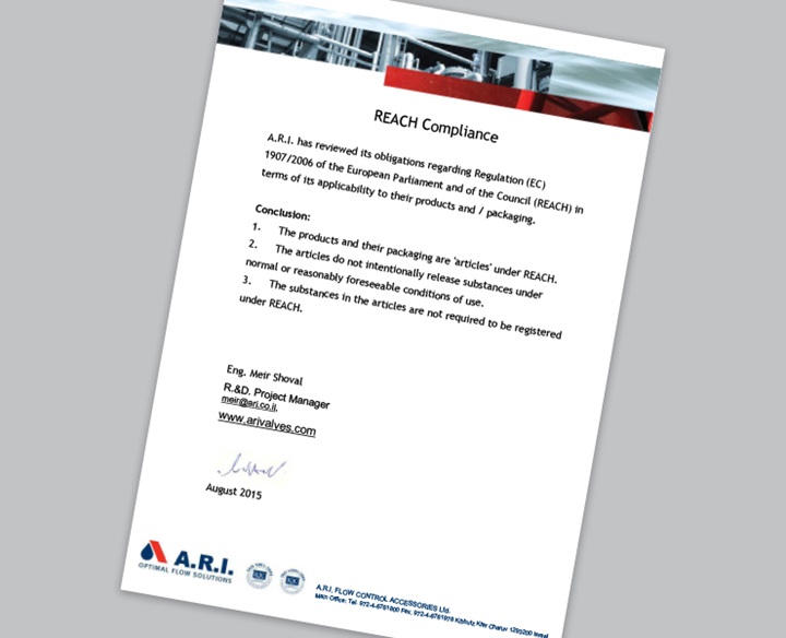 ARI-REACH_Compliance
