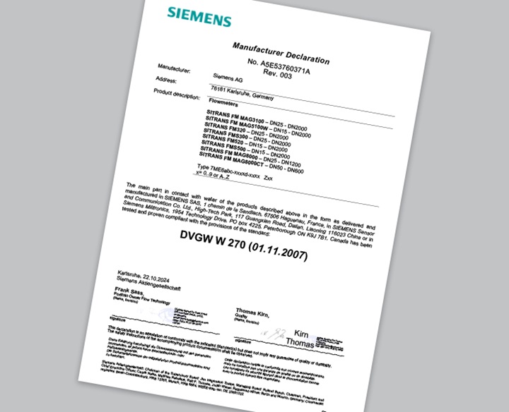 Siemens-DoC_DVGW-W270_MAG